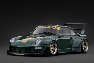 Porsche RWB 993 green metallic 1:18 Ignition Model