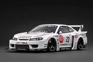 LB-Super Silhouette S15 Silvia white 1:18 Ignition Model