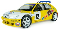 Peugeot 306 #12 J.P.Vandewauver/J.M.Vanderschuren Rally Du Condroz 1997 1:18 Solido