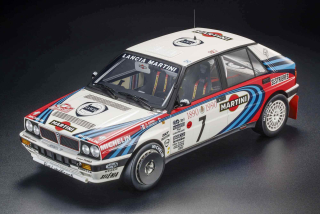 Lancia Delta HF Integrale Martini 16V #7 Auriol/Occelli Winner Rally Monte Carlo 1990 dirty version 1:18 Top Marques Collectibles