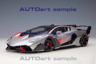 Lamborghini SC18 Alston 2019 grigio titans/red accents 1:18 AUTOart