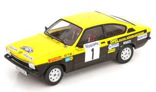 Opel Kadett C Coupe GT/E #1 W.Röhrl/C.Geistdörfer Westfalen-Lippe Rallye 1977 1:18 MCG Modelcar Group