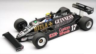 March F1 811 #17 Derek Daly British GP 1981 with Pilot Figure 1:18 Tecnomodel