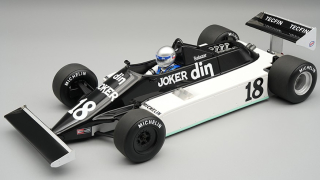 March F1 811 #18 Eliseo Salazar Long Beach USA GP 1981 with Pilot Figure 1:18 Tecnomodel