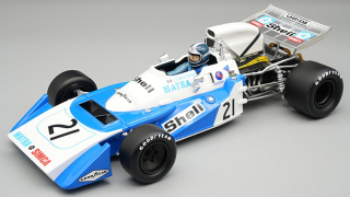 Matra F1 MS120B #21 J.P.Beltoise German GP 1971 with Pilot Figure 1:18 Tecnomodel