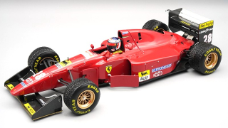 Ferrari 412T1B #28 G.Berger Japan 1994 with Rain Tyres and Pilot Figure 1:18 Tecnomodel