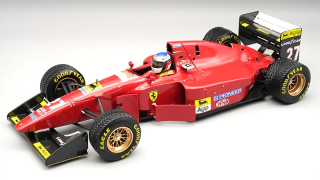 Ferrari 412T1B #27 J.Alesi Japan 1994 with Rain Tyres and Pilot Figure 1:18 Tecnomodel