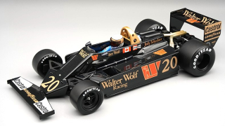 Wolf WR5 #20 Jody Scheckter Spain GP 1978 with Pilot Figure 1:18 Tecnomodel