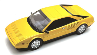 Ferrari 308 Mondial 3.2 1985 Modena yellow 1:18 Tecnomodel