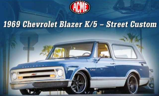Chevrolet K5 Blazer 2WD Street Custom 1969 blue/white 1:18 Acme Diecast