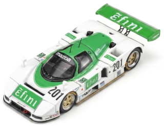 Mazda 787B 2.6L Team Mazdaspeed #201 JSPC Season 1991 white/green 1:64 Motorhelix