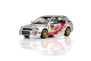 Subaru Impreza VI WRX STi SW Station Wagon #77 Cusco Livery 2003 silver 1:64 Motorhelix
