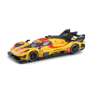 Ferrari 499P 3.0l Turbo V6 #83 Robert Kubica/Yifei Ye/Phil Hanson Team AF Corse Winner 24h Le Mans 2025 1:43 Bburago