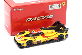 Ferrari 499P 3.0l Turbo V6 #83 Robert Kubica/Yifei Ye/Phil Hanson Team AF Corse Winner 24h Le Mans 2025 1:43 Bburago