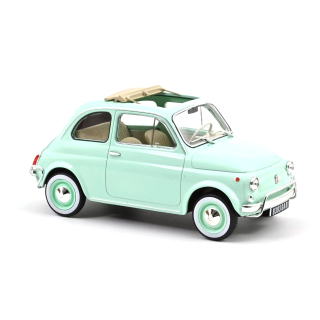 Fiat 500 L  with Special Birth Pack pastel blue 1:18 Norev