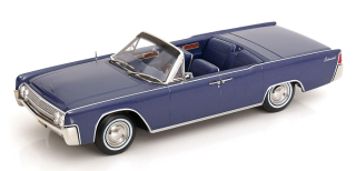 Lincoln Continental Convertible *TV Series Lincoln Lawyer* 1963 blue metallic 1:18 KK Scale