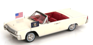 Lincoln Continental Convertible John F. Kennedy 1963 white 1:18 KK Scale