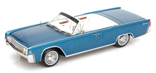Lincoln Continental Convertible 1963 turquoise metallic 1:18 KK Scale