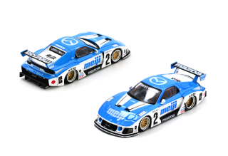 Mazda RX7 (FD3S) LB-Super Silhouette *Meiji* blue/white 1:64 Inno Models