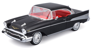 Chevrolet Bel Air Coupe 1957 black 1:18 Maisto