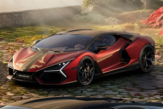 Lamborghini Revuelto Impavido rosso pyra matt/nero nemesis 1:43 Look Smart Models