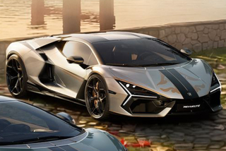 Lamborghini Revuelto Impavido grigio artis lucido/nero noctis 1:43 Look Smart Models