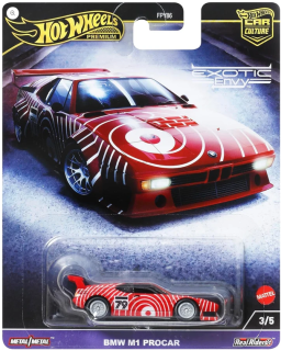 BMW M1 ProCar #79 *Exotic Envy* red/white 1:64 HotWheels