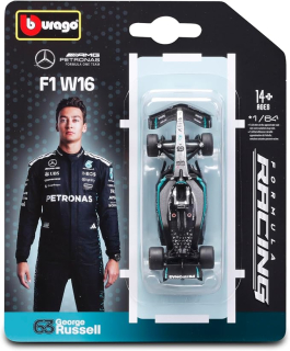 Mercedes-AMG Petronas F1 Team F1 W16 E Performance #63 G.Russell Season 2025 1:64 Bburago