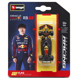 Red Bull F1 RB21 Oracle Red Bull Racing Team #22 Y.Tsunoda Season 2025 1:64 Bburago