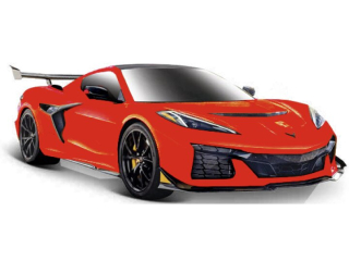 Chevrolet Corvette ZR1 Coupe 2024 red 1:24 Maisto