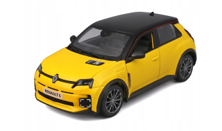 Renault 5 E-Tech yellow 1:24 Bburago