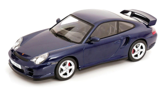 Porsche 911 996 GT2 2001 dark blue metallic 1:18 KK Scale
