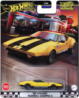 De Tomaso Pantera Gruppo 4 *Boulevard* yellow/black 1:64 HotWheels