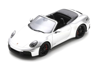 Porsche 911 Carrera 4 GTS Cabriolet 992.2 ice grey metallic 1:18 Spark