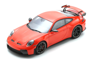 Porsche 911 GT3 992.2 lava orange 1:18 Spark