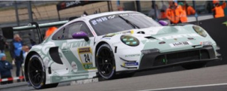 Porsche 911 GT3 R 992 Evo26 Lionspeed GP #24 Heinrich/ Vanthoor/ Feller 5th 24H Nürburgring 2026 1:64 Spark