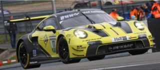 Porsche 911 GT3 R 992 Evo26 Dunlop Motorsport #17 Andlauer/ Boccolacci/ Menzel/ Picariello 24H Nürburgring 2026 1:64 Spark