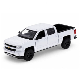 Chevrolet Silverado 2017 white 1:24 Welly