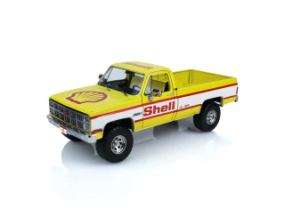 GMC Sierra Classic K1500 *Shell Oil* 1985 yellow/red 1:18 GreenLight