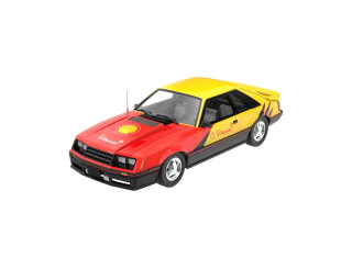 Ford Mustang Fastback *Shell Oil* 1980 yellow/red 1:18 GreenLight