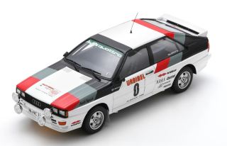 Audi Quattro #0 Mikkola/ Hertz Rallye Urbibel Algarve 1980 1:18 Spark