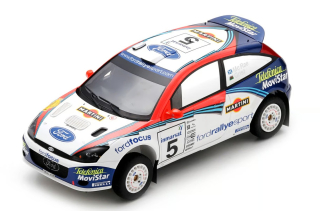 Ford Focus WRC 02 #5 C.McRae/ N.Grist Winner Rallye Safari 2002 1:18 Spark