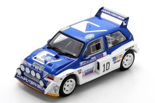 MG Metro 6R4 #10 T.Pond/ R.Arthur 3rd RAC Rallye 1985 1:18 Spark