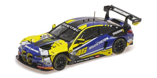 BMW M4 GT3 Team WRT #46 Valentino Rossi Test Car 2023 1:43 Minichamps