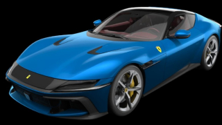 Ferrari 12 Cilindri Model Kit blu corsa 1:8 Pocher