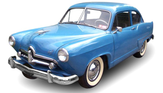 Kaiser Henry J 1951 blue 1:18 Sun Star