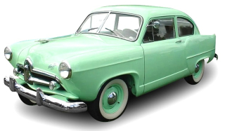Kaiser Henry J 1951 light green 1:18 Sun Star