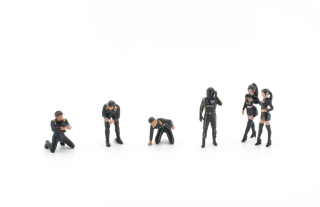 Figure Set: POP RACE Team Crew 1:64 Pop Race