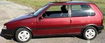 Fiat Uno Turbo ie 2 Series 1990 red metallic 1:18 Mitica