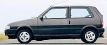 Fiat Uno Turbo ie 2 Series 1990 grey metallic 1:18 Mitica